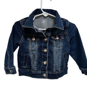 Wonder Nation Unisex Toddler‎ Blue Denim Jacket Size 2T Casual
